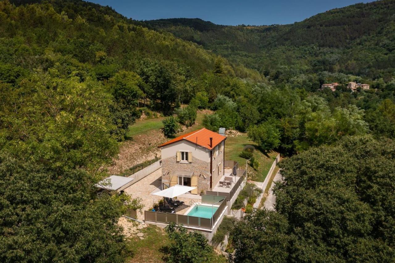 Villa Rustic Casa Mavretici With Pool In Motovun